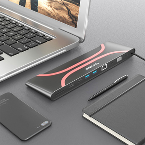 Base de Conexión USB-C 10 en 1 Lenovo LX1901, Compatible con Video 4K a 30Hz, Tarjeta SD y Tarjeta TF, Hub Ultra Delgado - Product Image 4