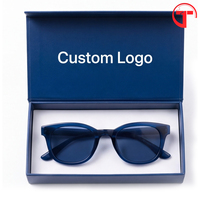 Boîte magnétique personnalisable de qualité supérieure pour lunettes, emballage en carton recyclable, boîte en papier pour lunettes de soleil avec logo, boîtes cadeaux