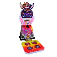 Machine de jeu de danse interactive pour enfants, arcade bon marché, simulation de danse pour enfants, machine de jeu de danse à flèches interactive pour enfants, fonctionnement à pièces, parc d'attractions