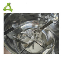 Miscelatore Verticale per Pellet di Gomma e Plastica, Macchina da 200kg in Acciaio Inox, Silos per Miscelazione Plastica, Macchinario per Miscelare Plastica Triturata