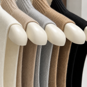 <span class=keywords><strong>Gilet</strong></span> en maille sans manches pour <span class=keywords><strong>femme</strong></span>, col roulé, mélange cachemire et <span class=keywords><strong>laine</strong></span> mérinos, coupe ajustée, idéal comme sous-vêtement pour le printemps - Product Image 5
