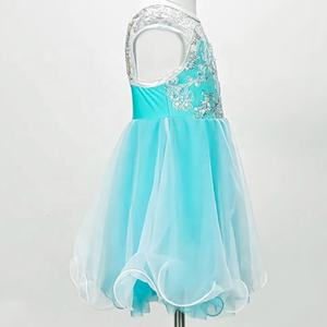 Body da ballo con paillettes e paillettes con tutù da ballo con canotta e canotta più economico - Product Image 2