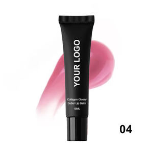 Etiqueta privada Mantequilla hidratante de larga duración Nutritiva Vegano Orgánico Alto pigmento Maquillaje Colágeno Aceite de labios Brillo de labios - Product Image 4