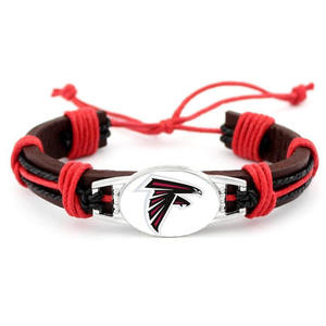Pulseras de Cuero Ajustables al por Mayor de los 32 Equipos de la NFL, Pulseras de Equipos de la NFL - Product Image 2