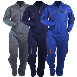 Breathable Anti-flame Retardant Anti-static Cotton Labor Protection Overalls Workwear Coveralls Jumpsuit Sets