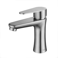 Poignée mélangeur d'eau chaude et froide robinets de salle de bains mélangeur de bassin cascade visage bassin robinet cascade visage bassin robinet salle de bains