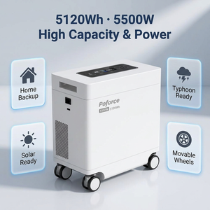 Station d'alimentation portable 5500W, générateur <span class=keywords><strong>solaire</strong></span> 5120Wh, batterie <span class=keywords><strong>solaire</strong></span> LiFePO4 <span class=keywords><strong>pour</strong></span> la maison hors réseau - Product Image 3