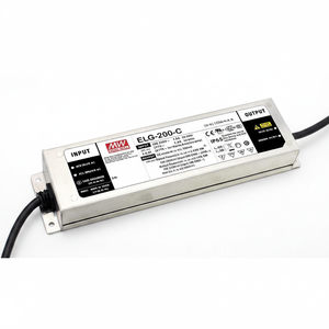 ไดรเวอร์ LED Mean Well รุ่น ELG-200-C กำลังไฟ 200 วัตต์ กระแสไฟ 2100 มิลลิแอมป์ แบบกระแสคงที่ IP65 ช่องสัญญาณเดียว แปลงไฟ AC เป็น DC - Product Image 2