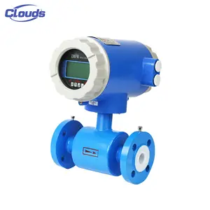 Clouds industrial custom service electromagnetic flow meter converter DN40 flowmeter for water