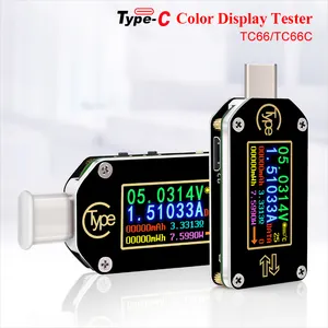 TC66/TC66C TC64 Typ-C-Trigger USB-C Voltmeter Ampere meter Spannung 2-Wege-Stromzähler Multimeter PD-Ladegerät Batterie USB-Tester