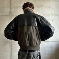 Fabricant OEM, vêtements de luxe sur mesure, veste en cuir pour homme, veste en cuir imperméable pour moto, veste en cuir pour homme, style décontracté, poids lourd