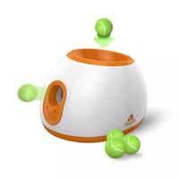 Lanceur automatique de balles pour chiens Lanceur de balles interactif pour chiens Lance des balles de tennis standard Plage de lancer réglable
