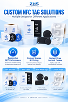 Individuelle 100mm PVC Kontaktlose Tap-Karte mit QR-Code und Klebstoffrückseite für Restaurant, Hotel, Einzelhandel, OEM NFC Google Bewertungskarte 215