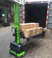 Transpalette Électrique Autoportant 500kg 1000kg pour Utilisation en Fourgonnette