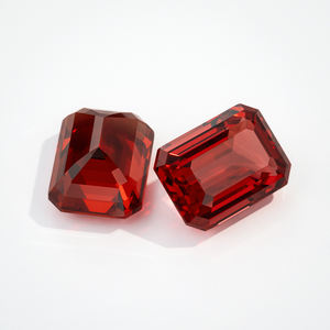 Pierres précieuses en vrac de qualité supérieure, taille émeraude, saphir de laboratoire cultivé en couleur, pierres précieuses en vrac pour la fabrication de bijoux - Product Image 6