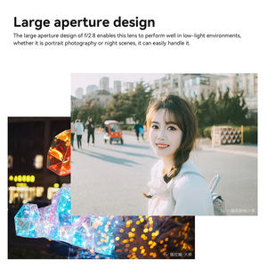 7 حرفيين AF 27 F2.8 عدسة رئيسية بزاوية ثابتة بتركيز واسع 46 فلتر قالب خاص لواجهة الزجاج - Product Image 4