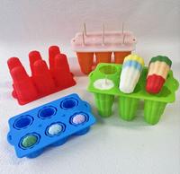 Moule en silicone pliable en forme de nuage à 6 cavités J-289, sans BPA, pour la fabrication de glaces, sorbets et glaçons, avec bâtonnets en bois