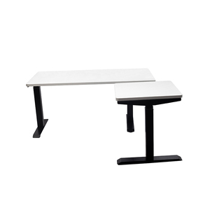 Smart Office Home Altura ajustable Levantamiento Sentarse Mesa de pie Esquina grande Computadora Escritorio eléctrico de pie - Product Image 6