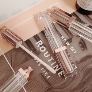 Großhandel Qualität 5ml DIY Logo Roségold/Silber Lippen glasur Tube Verpackungs flasche leere Lip gloss Tube - Product Image 1
