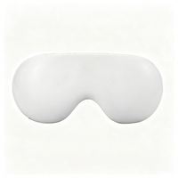 Masque de sommeil chaud et froid avec lumière de réveil au lever du soleil, masque oculaire rechargeable, thérapie par chaleur et froid pour les yeux secs et gonflés, réveil matinal doux