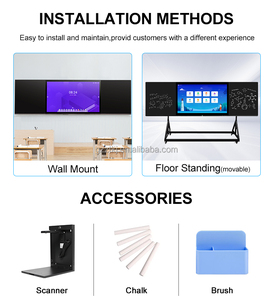 All-in-One tương tác kỹ thuật số màn hình máy tính cho lớp học tập bảng trắng loại tương tác LED pizarra màn hình cảm ứng - Product Image 6