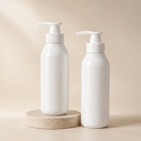 Bouteilles de 300 ml en PET avec bouchon personnalisé pour après-shampoing, gel douche, lotion corporelle, avec pompe pour lotion