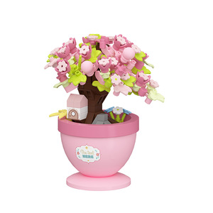 Colored Light Building Block Flower Bouquet 800+ Pieces DIY Toy For Teens <b>Model</b> <b>Kit</b> - Product Image 5