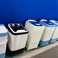 Service OEM ODM, machine à laver à chargement par le haut, à faible bruit, à économie d'énergie A++, à cuve unique en plastique, 15 kg