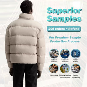 Personalizado al por mayor de alta calidad de invierno abajo cálido cómodo al aire libre abrigo de moda superior - Product Image 3