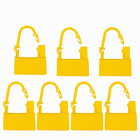 Scellé de sécurité en plastique PP 60 mm personnalisé OEM avec logo couleur, cadenas numéroté pour conteneurs, sacs, vêtements et logistique