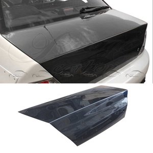 แผ่นคาร์บอนไฟเบอร์ฝากระโปรงหลังฝากระโปรงท้ายรถสำหรับ Lancer EVO 8 2003-2005 olotdi สไตล์ OEM - Product Image 4