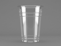 Offre Spéciale – Gobelets rectangulaires jetables en PP transparent de 1000 ml à paroi simple, qualité alimentaire, avec impression de logo personnalisé pour les boutiques de donuts