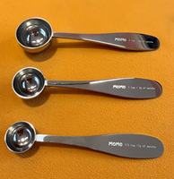 Cuillère à Matcha en Acier Inoxydable SS430 Dorée 1g 2g 3g 5g
