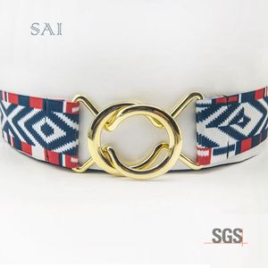 新しいスタイルのファッションポリエステルテープウエストベルト弾性バンド - Product Image 6