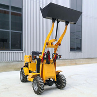 Chargeuse frontale diesel puissante de 0,5 tonne, 0,6 tonne, 0,7 tonne, chargeuse sur pneus compacte pour travaux de construction, agricoles et industriels