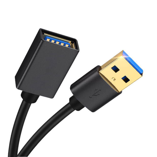 USB 3.0 ToType-A Male to Female Extension Cable Data Cable 3A 60W 5Gbps Car Hard Drive A-C Usb Printer Cable for Computer