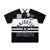 T-shirt Majestik pour homme, coupe oversize, 100% coton, imprimé numérique, col rond, manches courtes, style hip-hop streetwear, 260g, nouveauté 2026