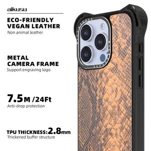 Étui de téléphone portable tendance en TPU, PC et cuir avec aimant pour iPhone 14 et 15, fabriqué par des fabricants de source - Product Image 2