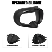 Coussinets de nez en silicone Blackout pour casques VR 2 et 3s – Améliore l'expérience de jeu – Fabriqué en Chine