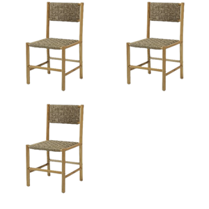 Terano Modular Tufted Modern <b>Dining</b> Chair in Bamboo for Living Room Home Furniture Bedroom Hotel School Apartment Leisure Styles - Product Image 3