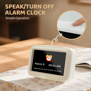 Reloj digital <span class=keywords><strong>de</strong></span> escritorio con volumen con fecha, día <span class=keywords><strong>de</strong></span> la semana, alarma fuerte para escritorio <span class=keywords><strong>de</strong></span> dormitorio, Puerto USB, función <span class=keywords><strong>de</strong></span> calendario - Product Image 4