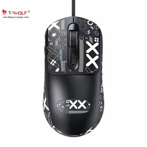 T-WOLF G580 Có Dây USB 4D Im Lặng Chuột Di Động Kinh Doanh Văn Phòng & Chuột Chơi Game Bán Buôn Cho Máy Tính Để Bàn & Máy Tính Xách Tay Máy Tính - Product Image 1
