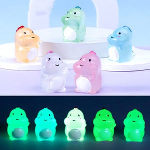 Figura de Animal de Dibujos Animados Luminosa, Miniatura de Dinosaurio que Brilla en la Noche, Adorno de Jardín de Hadas, Regalos para Niños, Decoración de Escritorio y Coche - Product Image 2