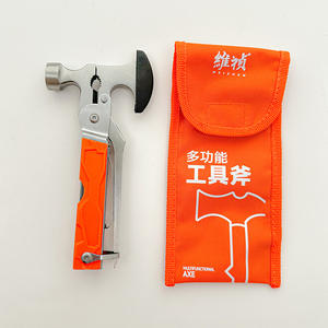 Cuchillo Combinado Multifuncional de Acero Inoxidable Marca Weizhen, Herramienta para Automóvil y Hacha de Campamento, Martillo con Mango de Madera de Colores - Product Image 5