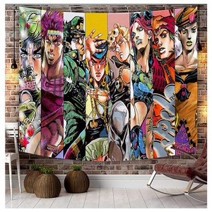 Personnalisable japonais Anime Mural affiche toile maison bannière œuvre tenture murale pour <span class=keywords><strong>chambre</strong></span> Ramadan décoration murale - Product Image 4