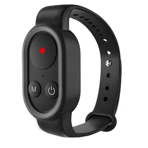 Pulseira telesin remota de silicone, suporte de pulseira vestível para gopro vlogs controle remoto