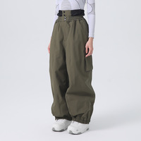 Pantalon de ski et snowboard unisexe imperméable et coupe-vent pour activités sportives en extérieur
