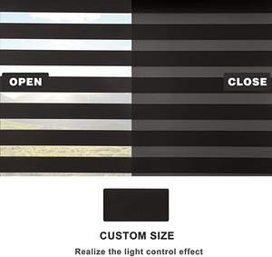 Rodillo apagón Alexa controlado batería Wifi Tuya inteligente <span class=keywords><strong>Somfy</strong></span> Solar automática cebra persianas motorizadas para Windows - Product Image 5