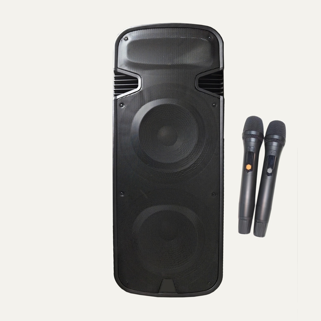 15 Inch *2 BT High-Performance Rechargeable Professional Audio System 2000W Digital Sound Speakers for Commercial Clubs