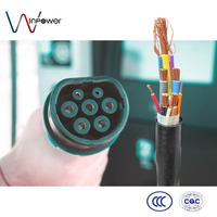 Câble EV haute durabilité 450/750V TPE gaine PU câble de charge AC certifié RoHS et REACH GB/T